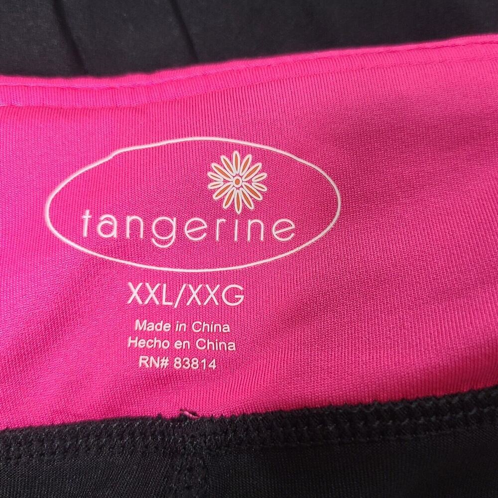 Tangerine Womens Plus XXL Skort Skirt‎ Strech Shirring Black Purple Tennis New - Picture 7 of 8